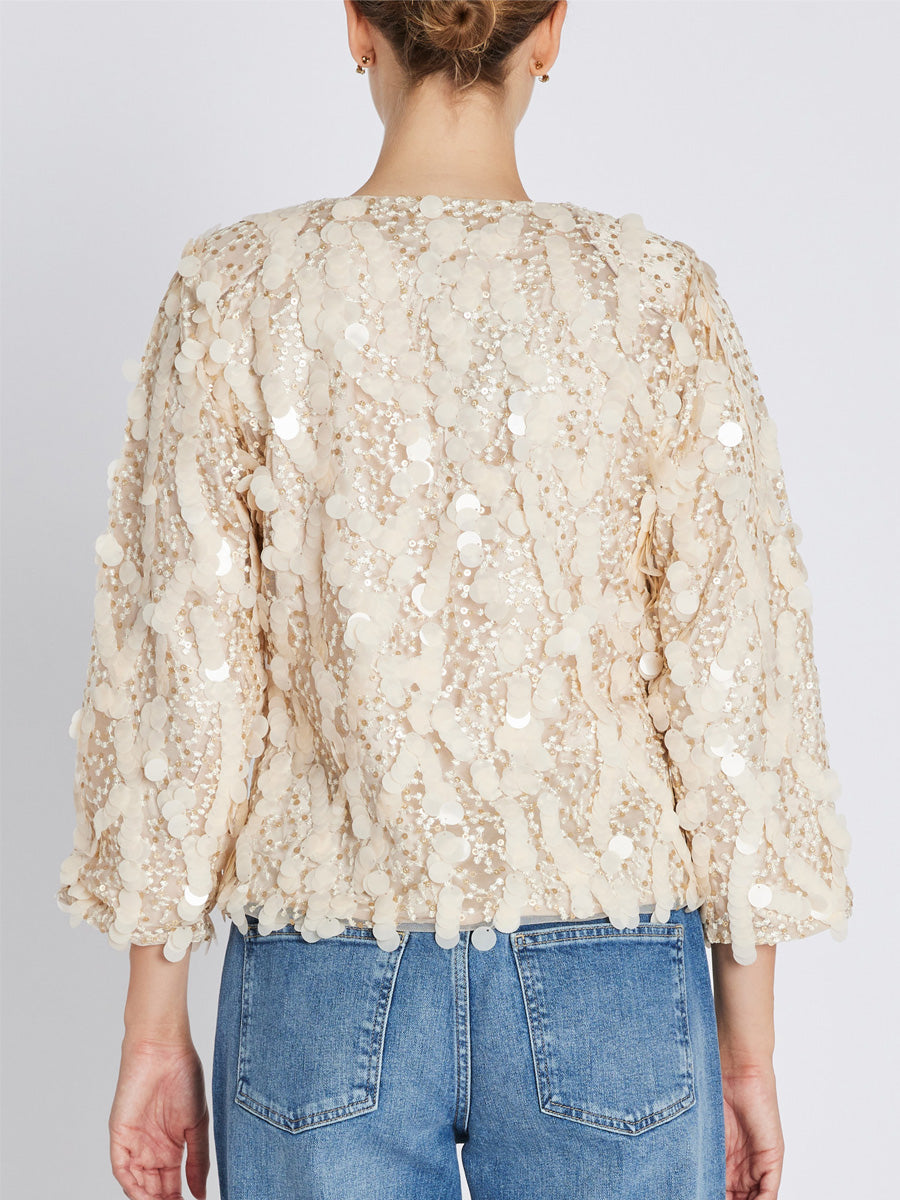 Bruuns Bazaar SweetpieBBleonise Paljettijakku Kerma