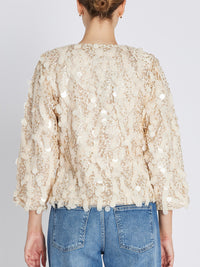 Bruuns Bazaar SweetpieBBleonise Paljettijakku Kerma