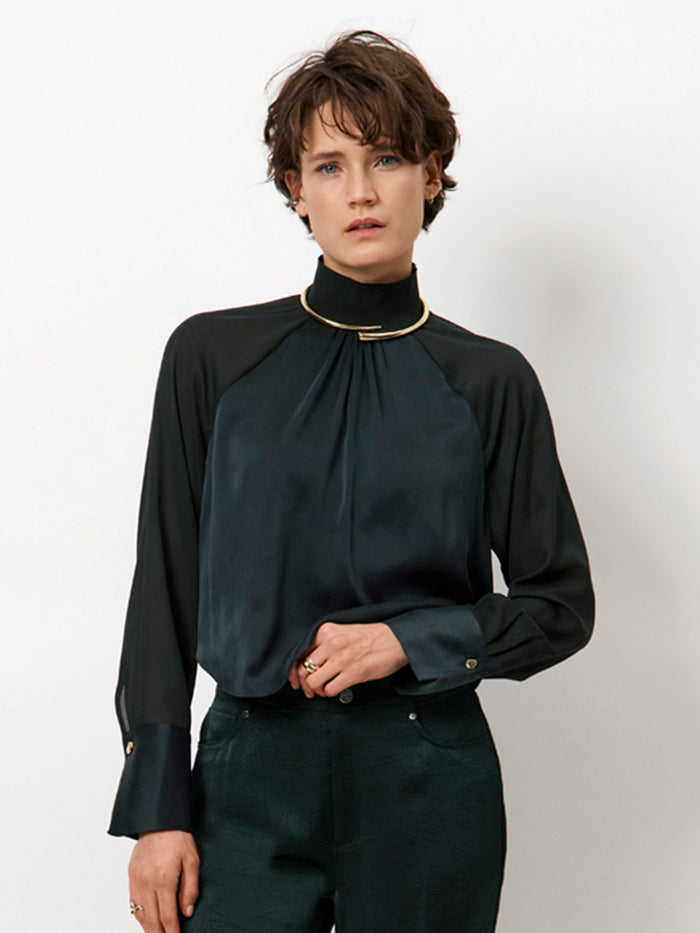 Dante 6 Estela Silkkipusero Tummanvihreä