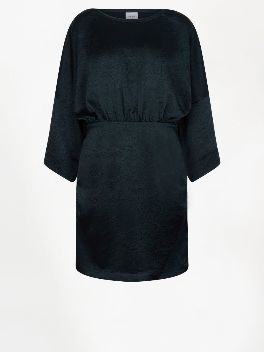 Dante 6 Maven Kimonohihainen Satiinimekko Tummanvihreä