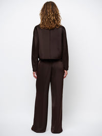 Dante 6 Sally Satiinipusero Ruskea