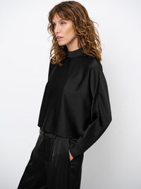 Dante 6 Sally Satiinipusero Musta