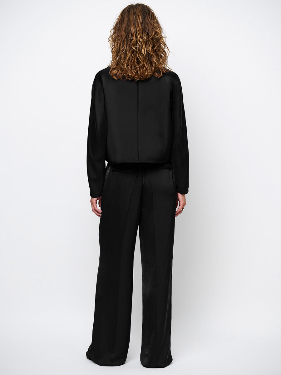 Dante 6 Sally Satiinipusero Musta