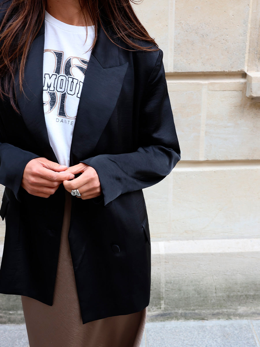 Dante 6 Sevigny Satiinibleiseri Musta