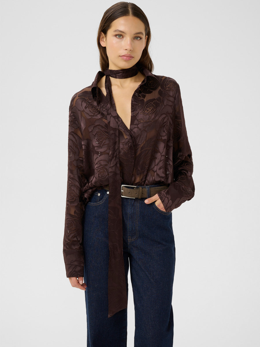 Gestuz GZanuk Pusero Viininpunainen/ruskea