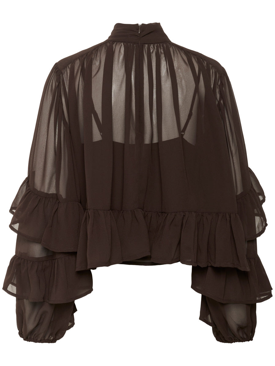 Gestuz GZmio Röyhelöpusero Ruskea