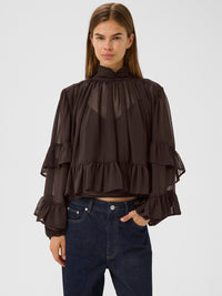 Gestuz GZmio Röyhelöpusero Ruskea