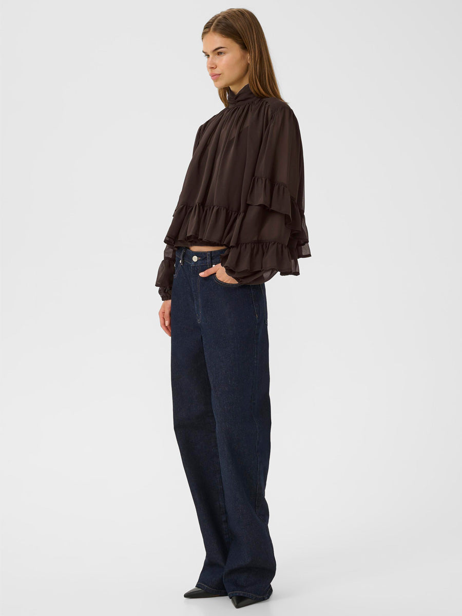 Gestuz GZmio Röyhelöpusero Ruskea