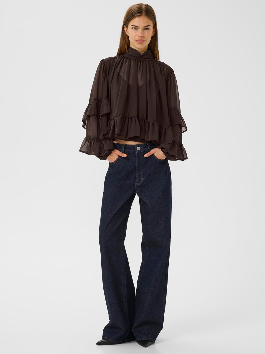 Gestuz GZmio Röyhelöpusero Ruskea