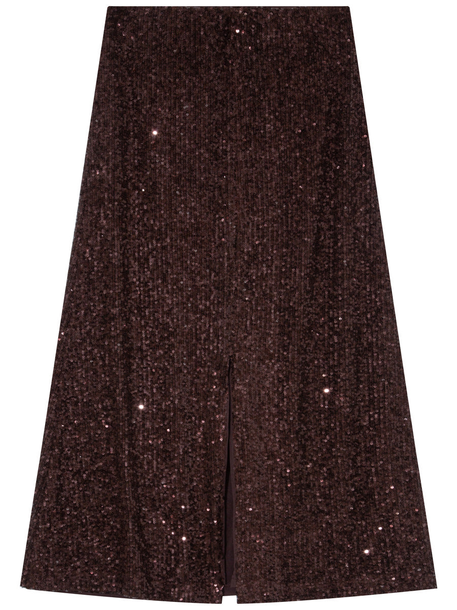 Grace & Mila Tailana Paljettihame Ruskea