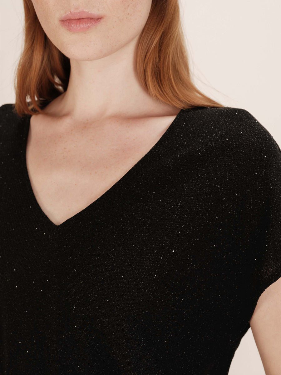 Grace & Mila Tango Glitterpusero Musta