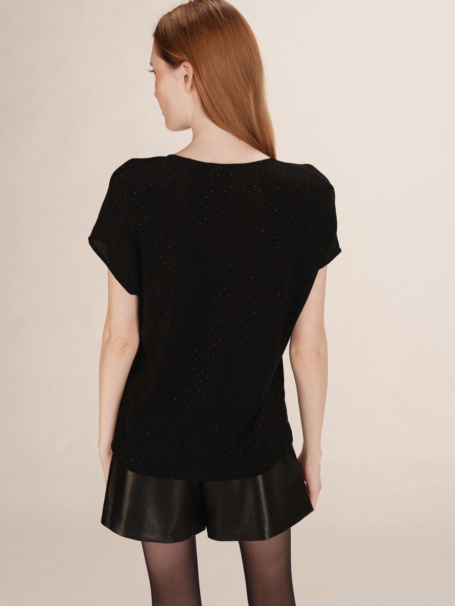 Grace & Mila Tango Glitterpusero Musta
