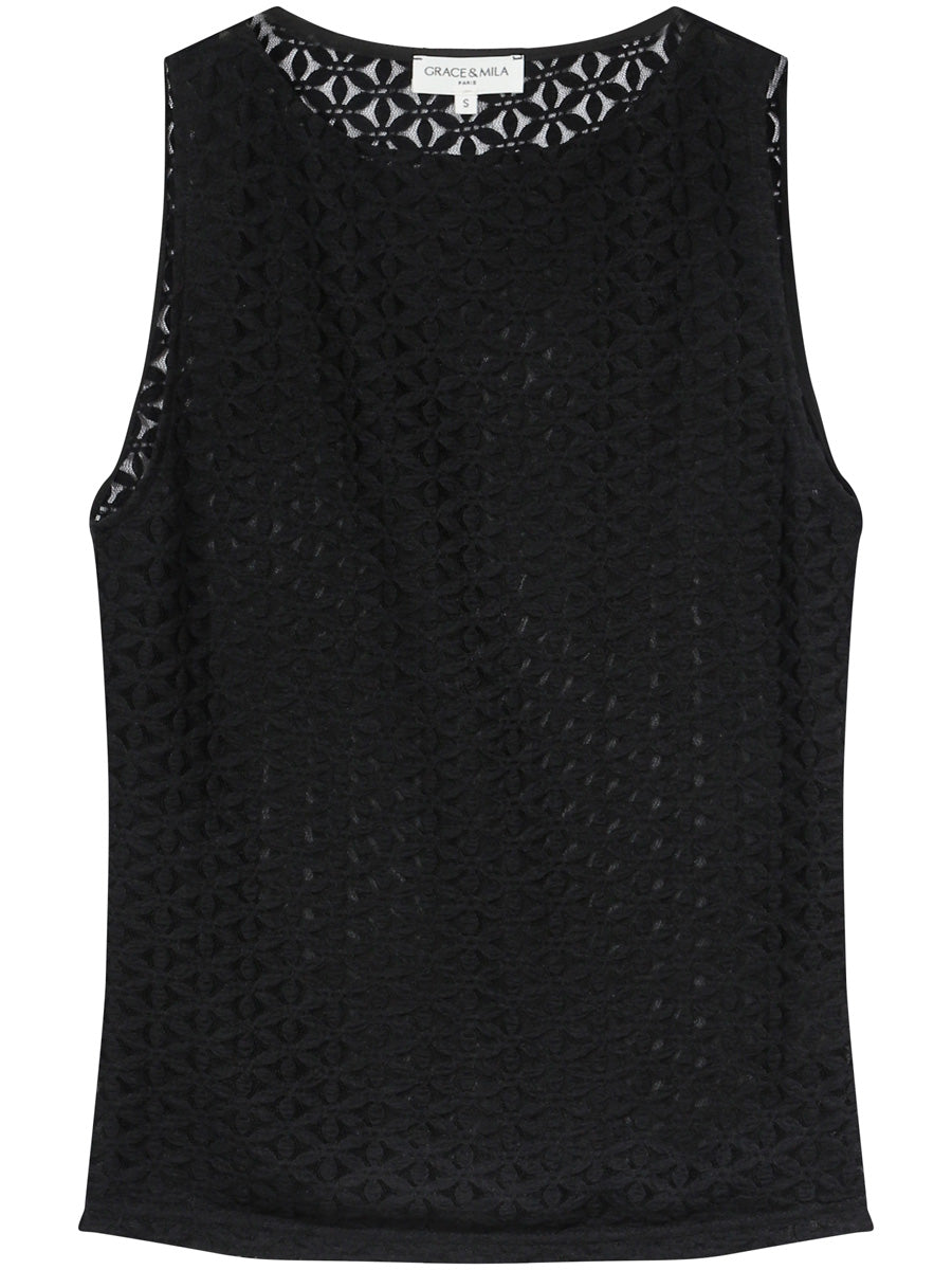 Grace & Mila Tenet Pitsitoppi Musta