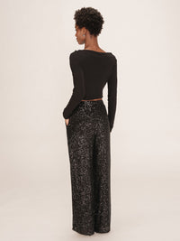 Grace & Mila Toby Paljettihousu Musta