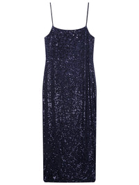 Grace & Mila Tori Paljettimekko Tummansininen