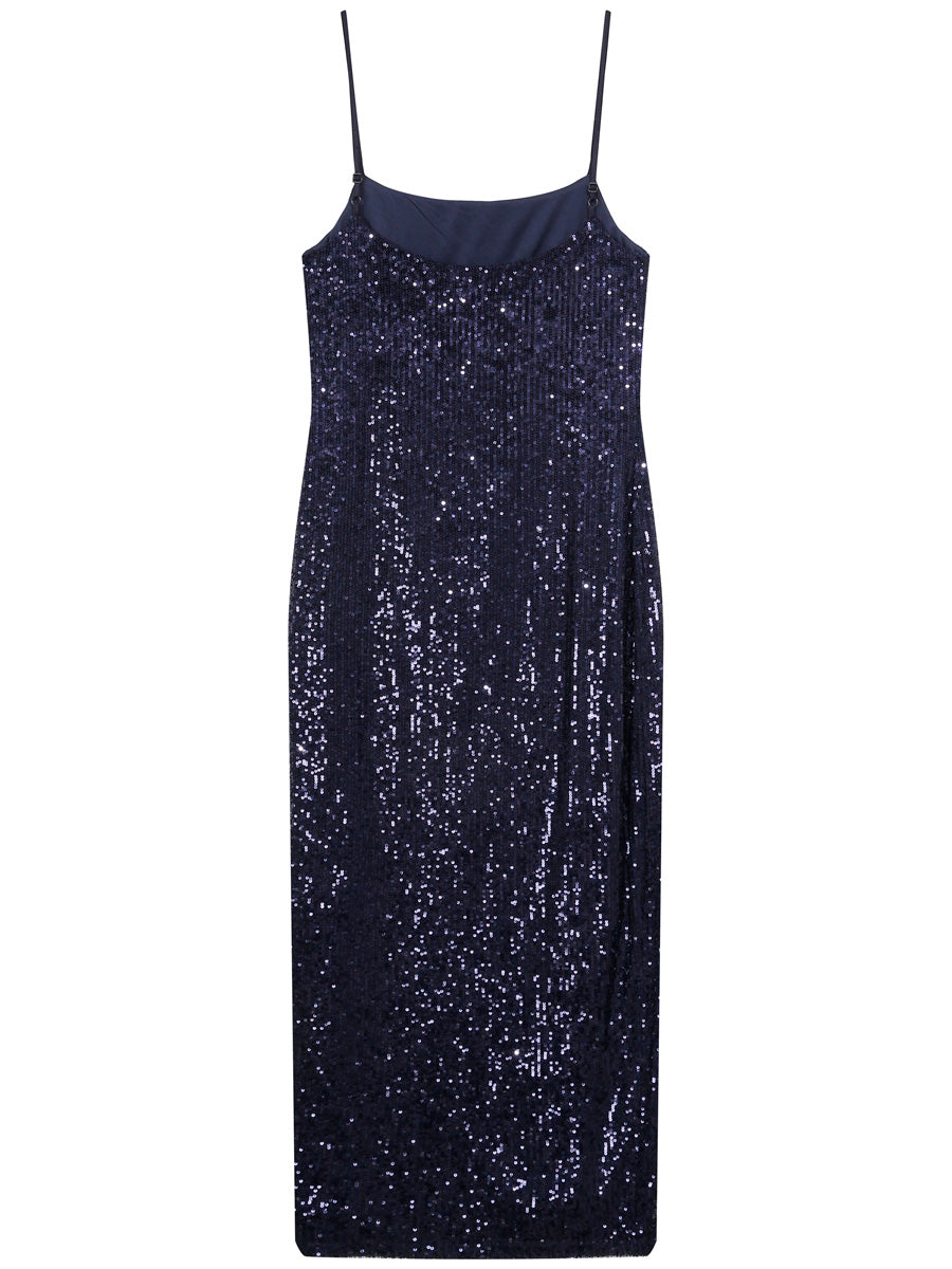 Grace & Mila Tori Paljettimekko Tummansininen