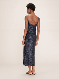 Grace & Mila Tori Paljettimekko Tummansininen