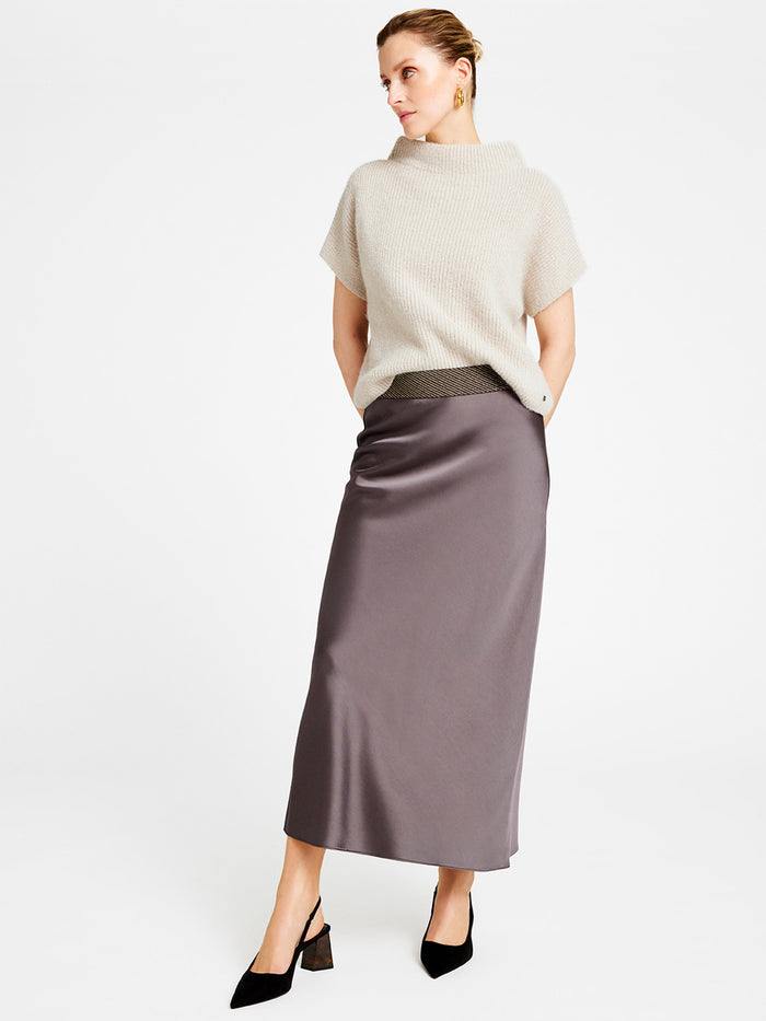 Gustav Denmark Elly Satiinihame Ruskea