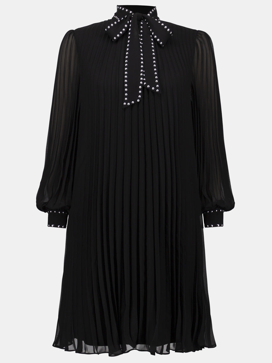 Joseph Ribkoff Pliseerattu Juhlamekko Musta