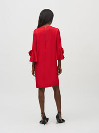 Joseph Ribkoff Satiininen Juhlamekko Punainen