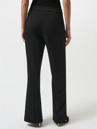 Joseph Ribkoff Scuba crepe wide leg pants musta suorat housut