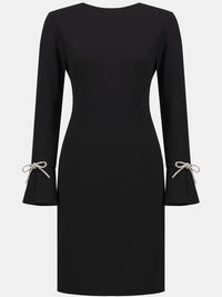 Joseph Ribkoff Juhlamekko Musta Rusettihihat