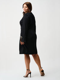 Joseph Ribkoff Juhlamekko Musta Rusettihihat