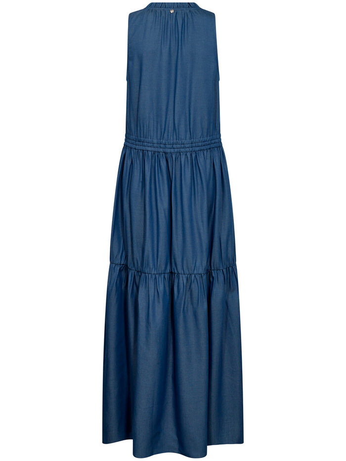 Mos Mosh Sabri Pitkä Hihaton Farkkumekko Sininen