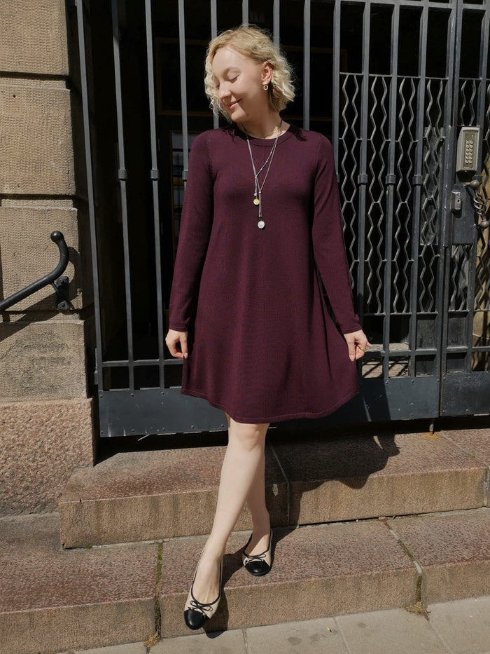 Repeat Merinovillamekko Viininpunainen