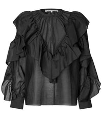 Second Female Fria Röyhelöpusero Musta