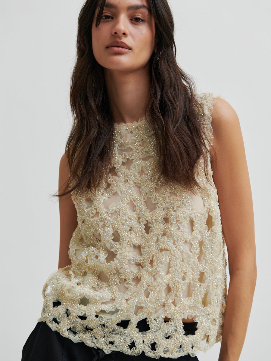 Second Female Gleam Toppi Beige