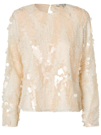 Second Female Glimmer Paljettipusero Kerma