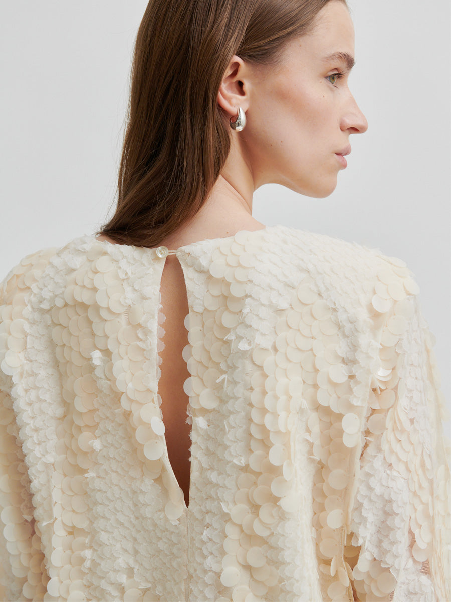 Second Female Glimmer Paljettipusero Kerma