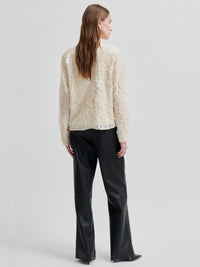 Second Female Glimmer Paljettipusero Kerma