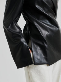 Second Female Seema kietaisubleiseri tekonahka musta