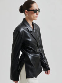 Second Female Seema kietaisubleiseri tekonahka musta