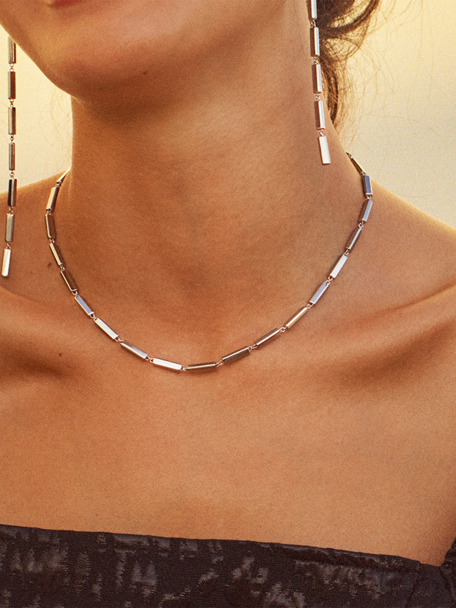 Edblad BAR necklace multi steel
