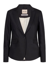 Mos Moshin Blake Night Blazer värissä black.