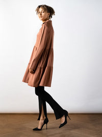 Residus TOTO collar dress russet