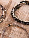 A Beautiful Story Beloved Black Onyx Silver Bracelet
