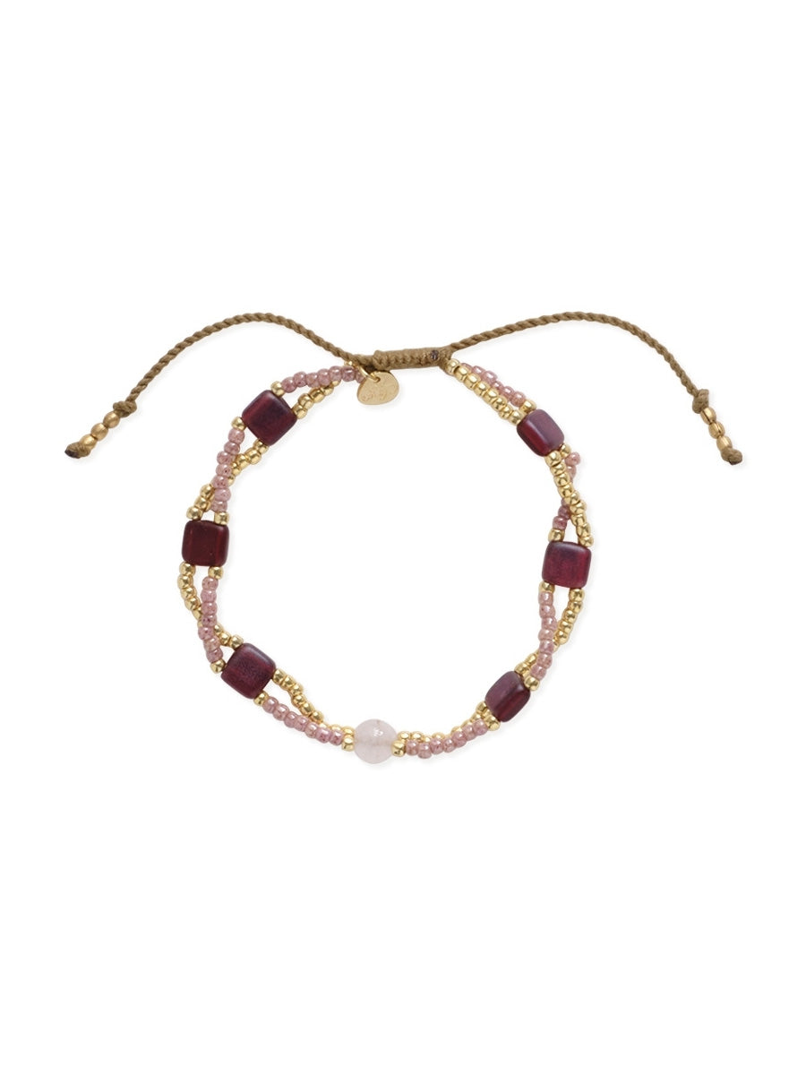 DREAMER rose quartz bracelet