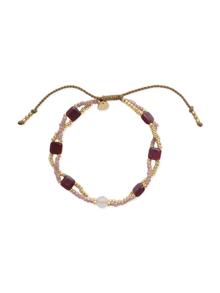 DREAMER rose quartz bracelet