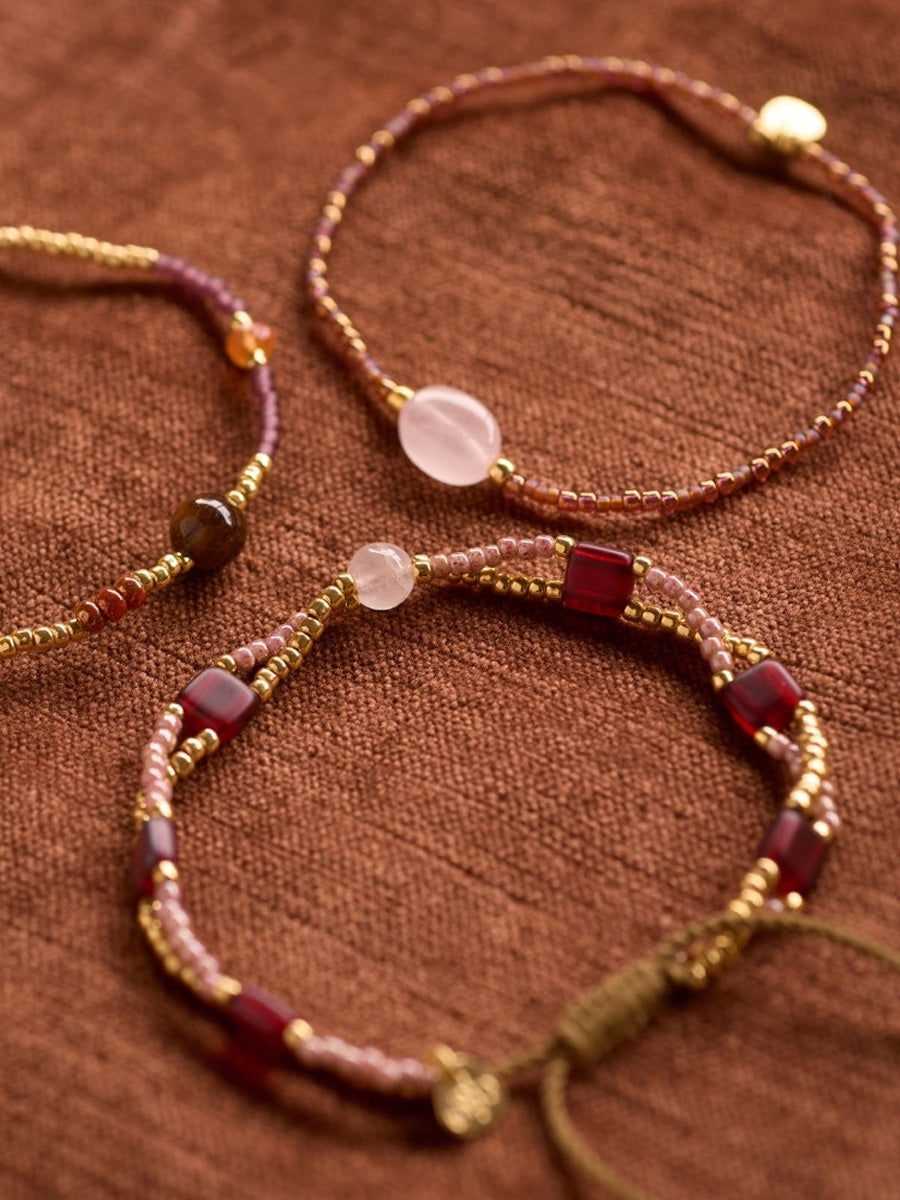 DREAMER rose quartz bracelet