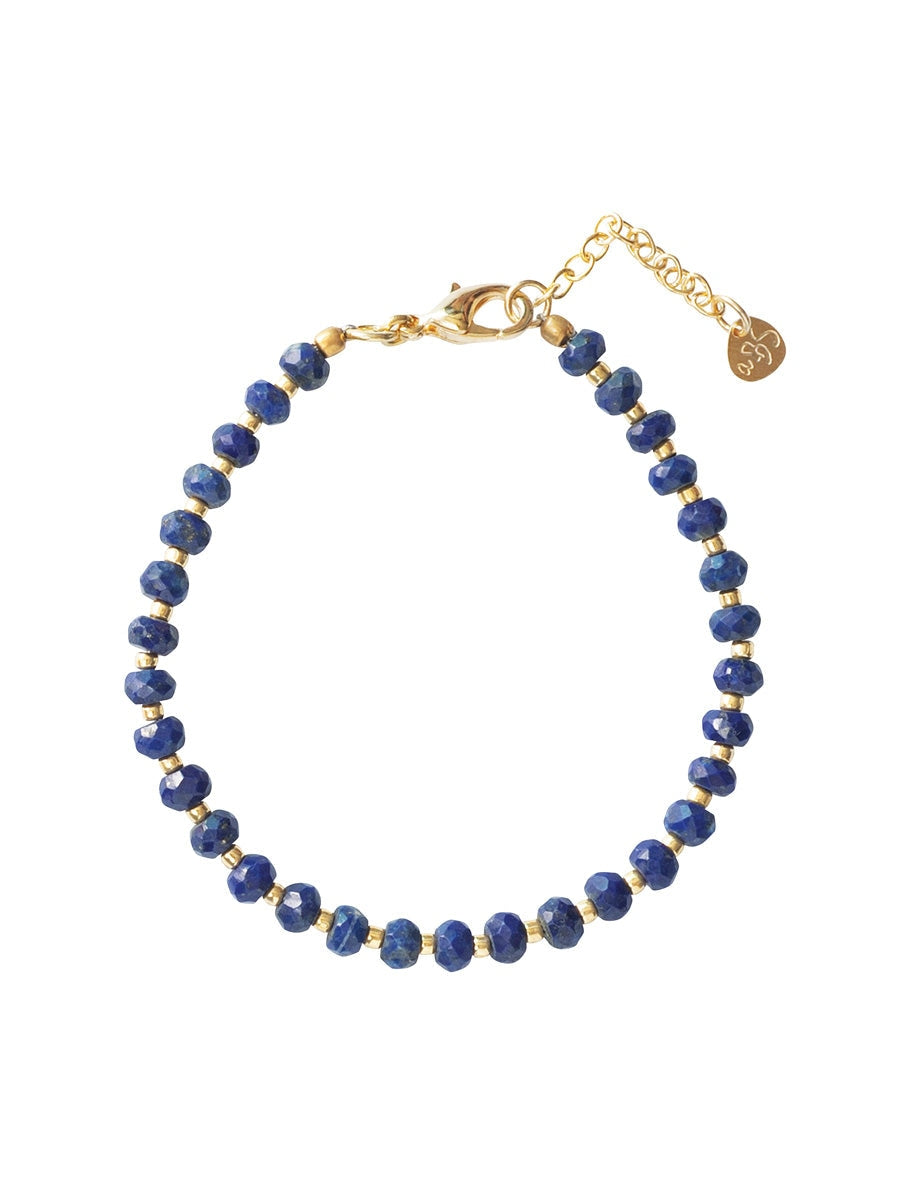 A Beautiful Story Energy Gold Bracelet Lapis Lazuli