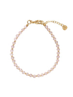 A Beautiful Story Energy Gold Bracelet Rose Quartz