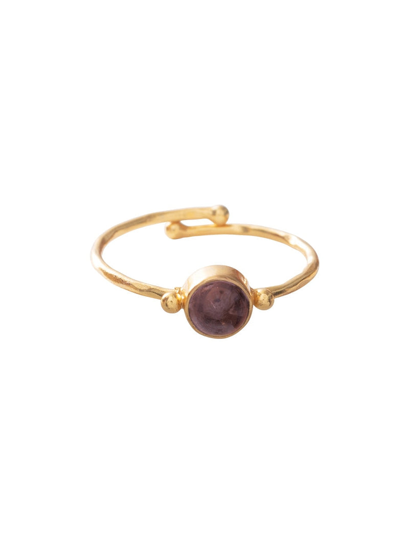 A Beautiful Story Faithful Garnet Gold Ring