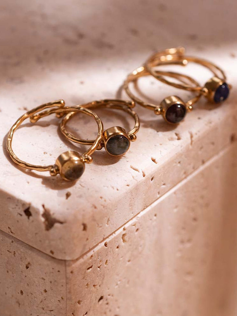 A Beautiful Story Faithful Garnet Gold Ring