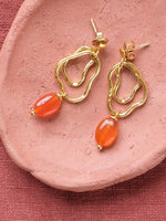 FASCINATED gold earrings