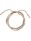 A Beautiful Story Loyal Gold Bracelet Rose Quartz