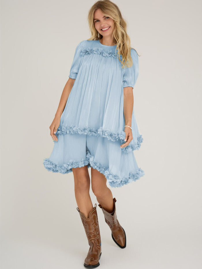 A-VIEW Daisi Dress Vaaleansininen